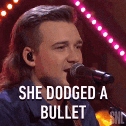 Morgan Wallen Singing Dodging Bullet GIF