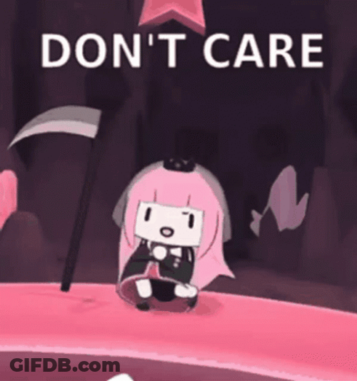 Mori Calliope Dont Care GIF