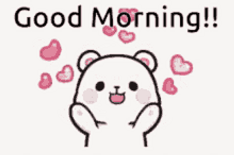Morning Bear Love GIF