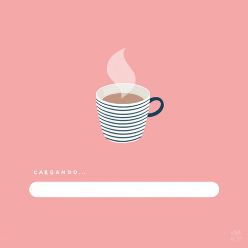 Morning Coffee Loading Process GIF