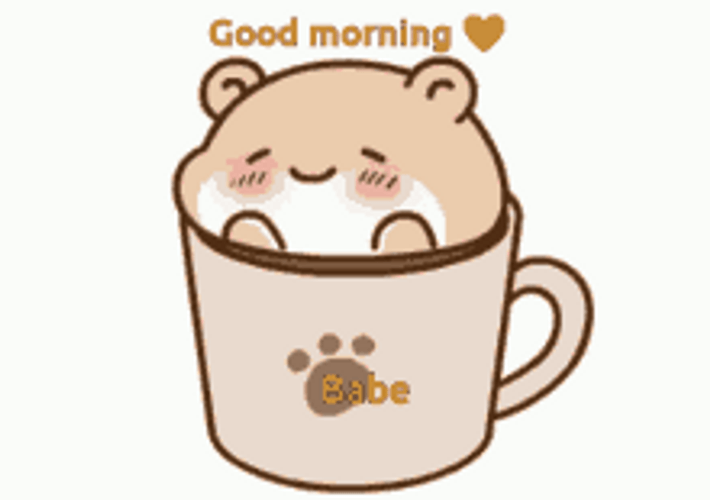 Morning Cup Bear GIF