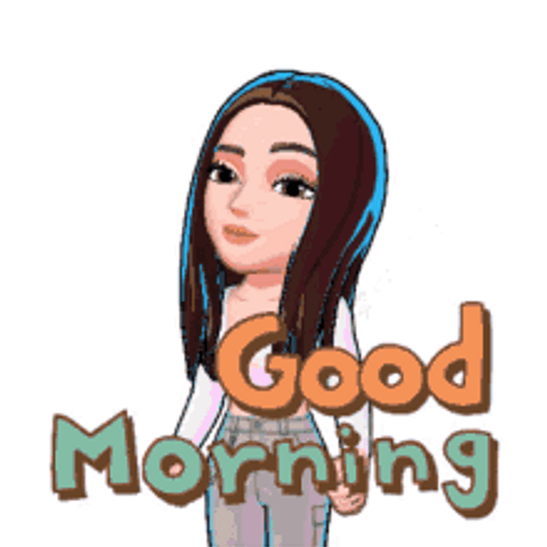 Morning Girl Karina GIF
