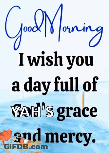 Morning Greeting Card With Bible Quote GIF