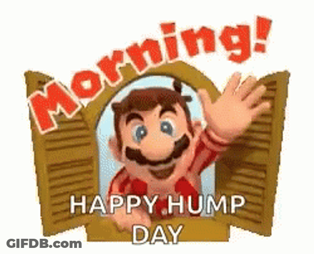 Morning Happy Hump Day Mario Fictional Character GIF