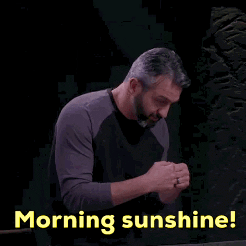 Morning Sunshine Just Woke Up Reaction GIF