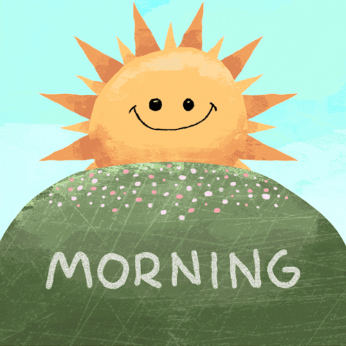 Morning Sunshine Smiling Sun GIF
