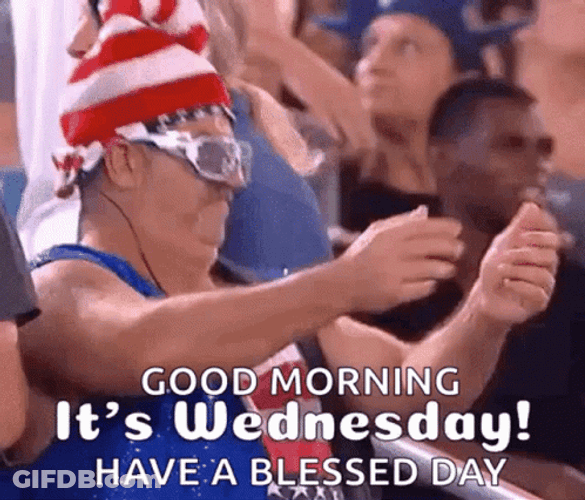 Morning Wednesday Man Clapping His Hands GIF