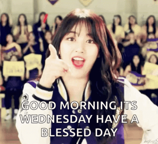 Morning Wednesday Twice Jihyo Cheer Up GIF