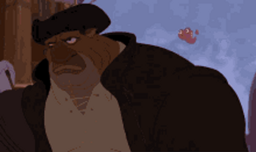 Morph Flying With Big Eyes GIF