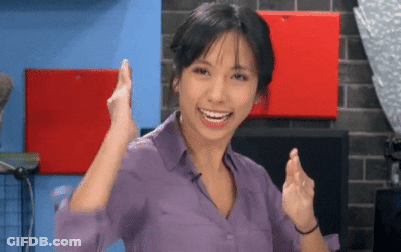 Morph Purple Blouse Lady Karate Chop GIF