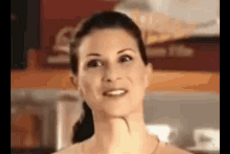Morph Scary Happy Lady GIF