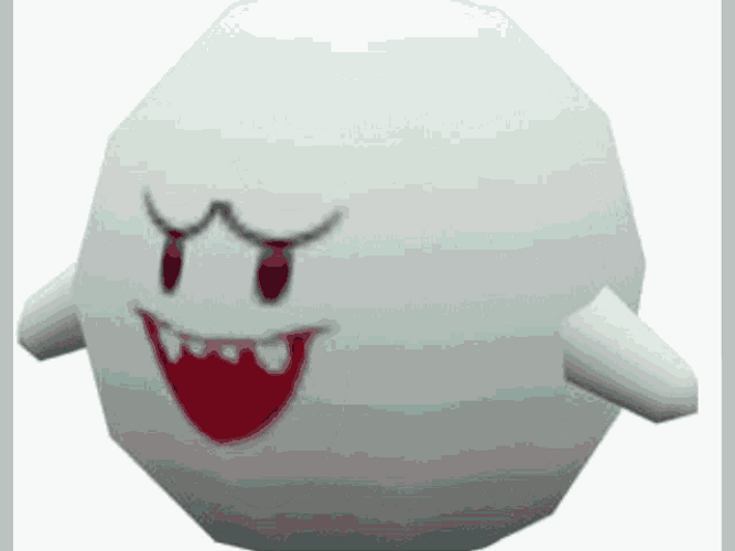 Morph White Kirby Laughing GIF