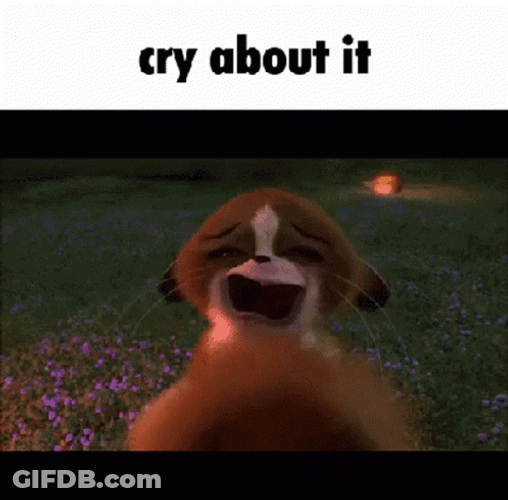 Mort Crying About It GIF
