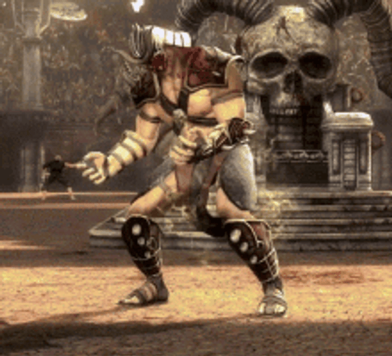 Mortal Kombat Exploding Shao Kahn GIF