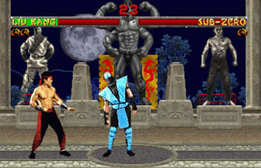 Mortal Kombat Finish Him Liu Kang GIF