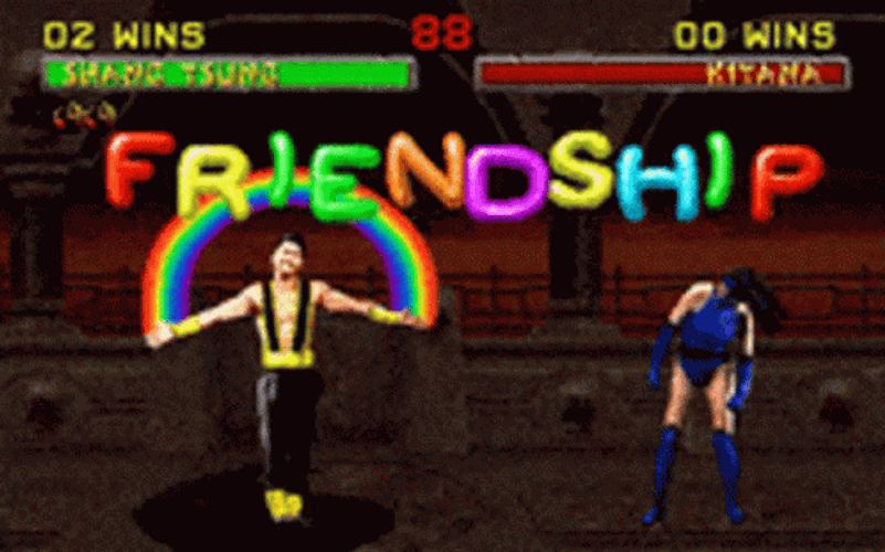Mortal Kombat Friendship GIF