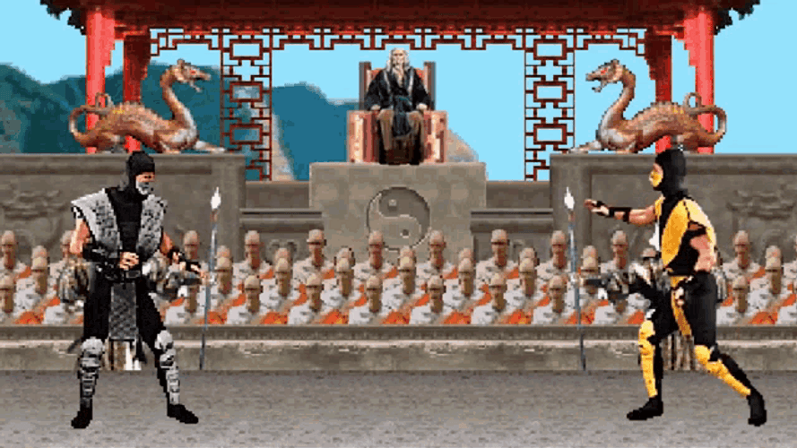 Mortal Kombat Hug Meme GIF