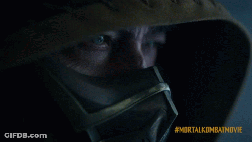 Mortal Kombat Movie Poster Eyes GIF