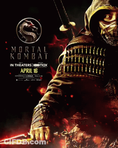 Mortal Kombat Poster With Scorpion GIF