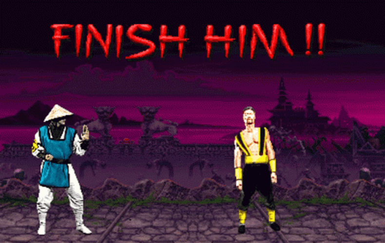 Mortal Kombat Raiden Wins Fatality GIF