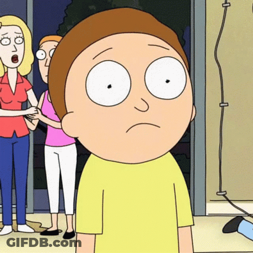 Morty Smith Aww Shucks GIF