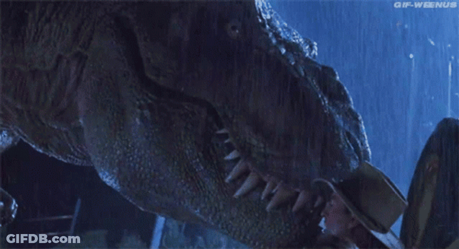 Mosasaurus Kisses Forehead GIF