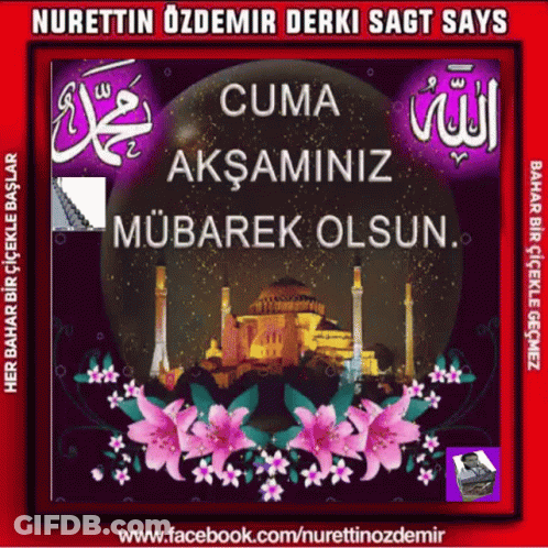 Mosque Cuma Aksamiiniz Mubarek Olsun GIF