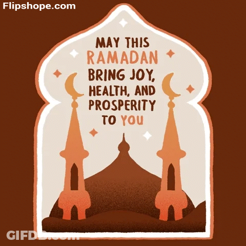 Mosque Saying May This Ramadan Bring Joy Health And Prosperity GIF