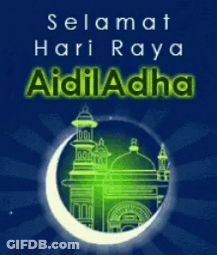 Mosque Selamat Hari Raya Aidil Adha GIF