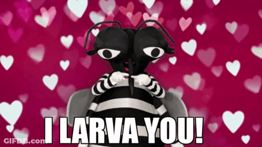 Mosquito Heart Finger Sign GIF