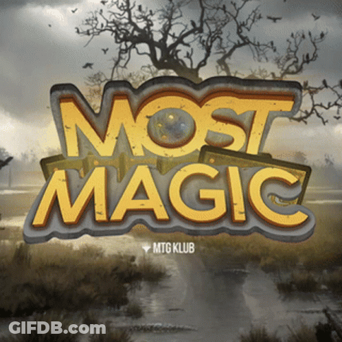 Most Magic Sign With Tree Background GIF