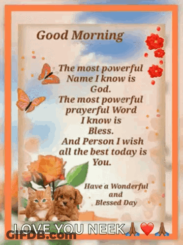 Most Powerful Name Is God Bless GIF