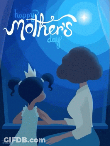 Mother And Daughter Happy Mother's Day GIF