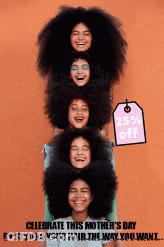 Mother's Day Advertisement 25 Percent Off GIF