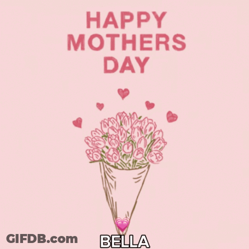Mother's Day Card With Flowers GIF