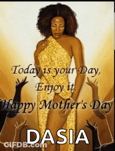 Mother's Day Card With Flowers Happy Mother's Day GIF