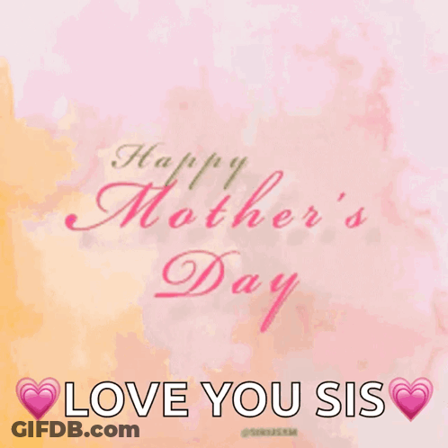 Mother's Day Card With Flowers GIF