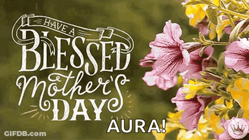 Mother's Day Card With Flowers GIF