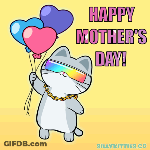 Mother's Day Card With Flowers GIF