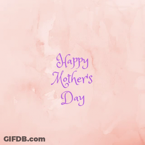 Mother's Day Card With Flowers GIF
