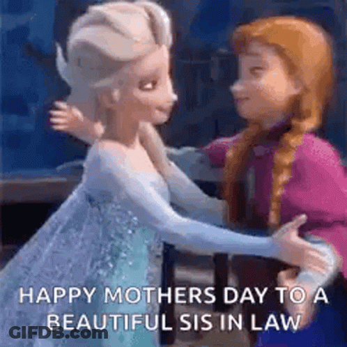 Mother's Day Card With Yellow Rose GIF