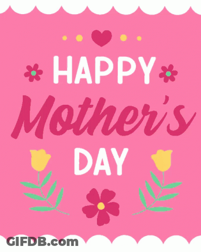 Mother's Day Card Woman Cooking And Talking GIF
