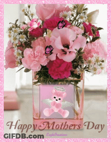 Mother's Day Greeting Card With Dancing Women GIF