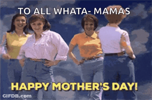 Mother's Day Greeting Card With Dancing Women GIF