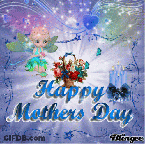 Mother's Day Greeting Card With Doll GIF