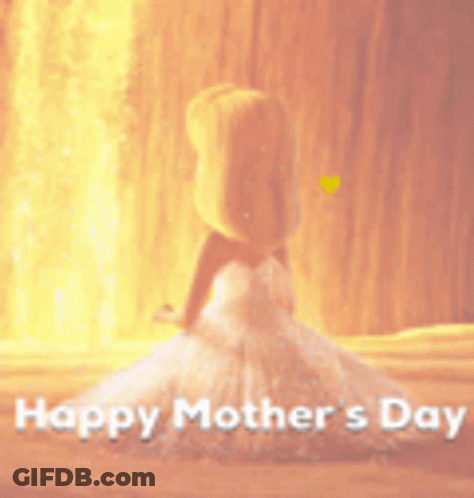 Mother's Day Greeting Card With Doll GIF