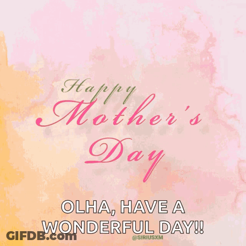 Mother's Day Greeting Card With Flowers GIF
