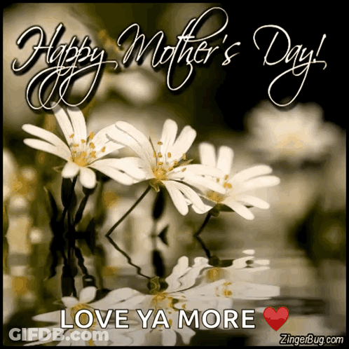 Mother's Day Greeting Card With Flowers GIF