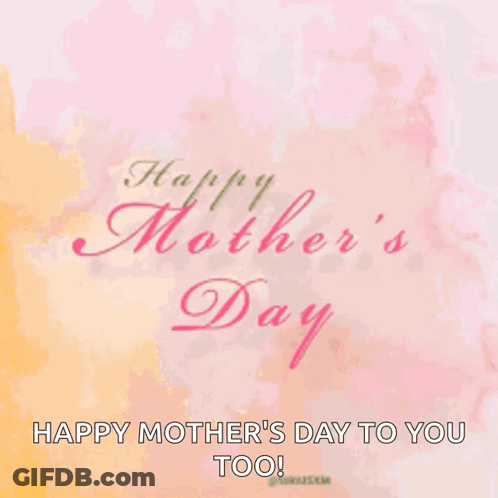 Mother's Day Greeting Card With Flowers GIF