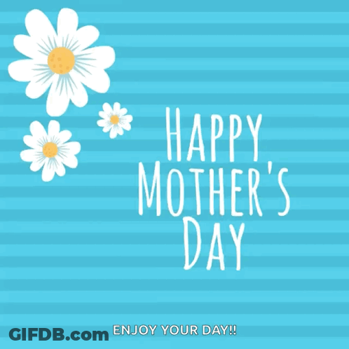 Mother's Day Greeting Card With Flowers GIF